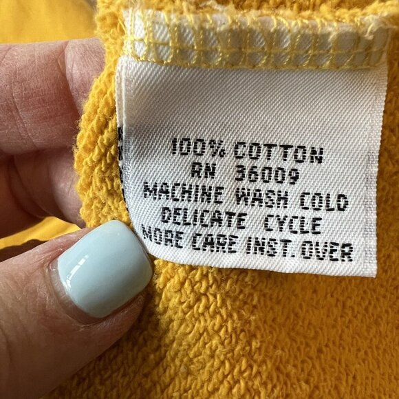 Vtg Calvin Klein Sport Petite Crewneck Sweatshirt Womans Small Gold Embroidered - Picture 7 of 12